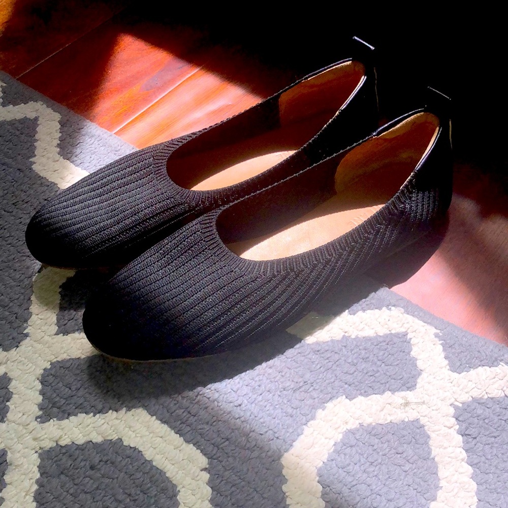 Black Everlane Knit Flats Sz 8.5